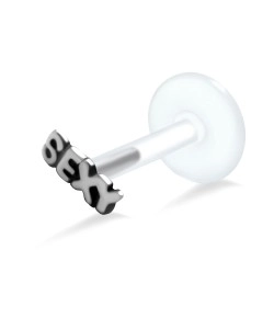 SEXY Scripted Labrets Push-in LA-321